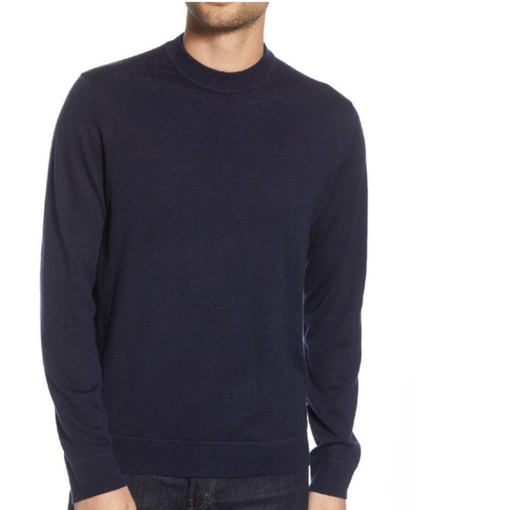 Ted Baker London Men's Chemin Slim Fit Crewneck Sweater Wool Cashmere 4